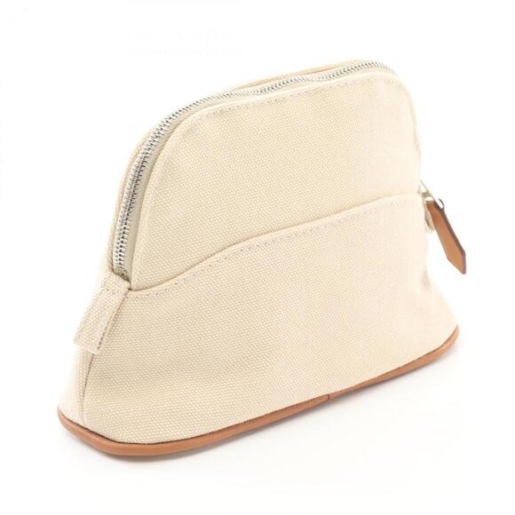 HERMES Brown Leather Pouch - Picture 3 of 6